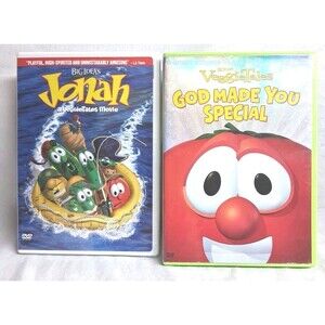 New Jonah: A Veggie Tales Movie DVD, 2002 & Used "God Made You Special" Children